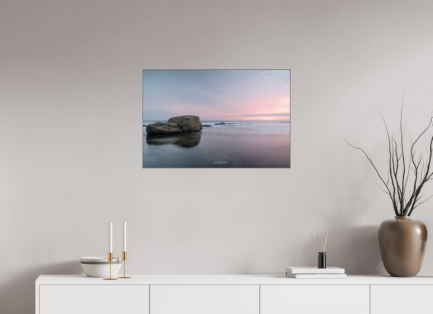 Turimetta Headland NSW Australia -Framed photo print in Aluminium ArtBox