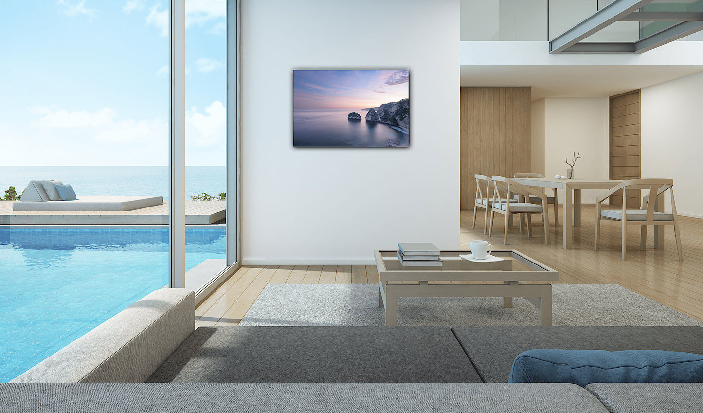 Diamonds Beach Nusa Penida Bali Wall art - Framed photo print in Aluminium ArtBox