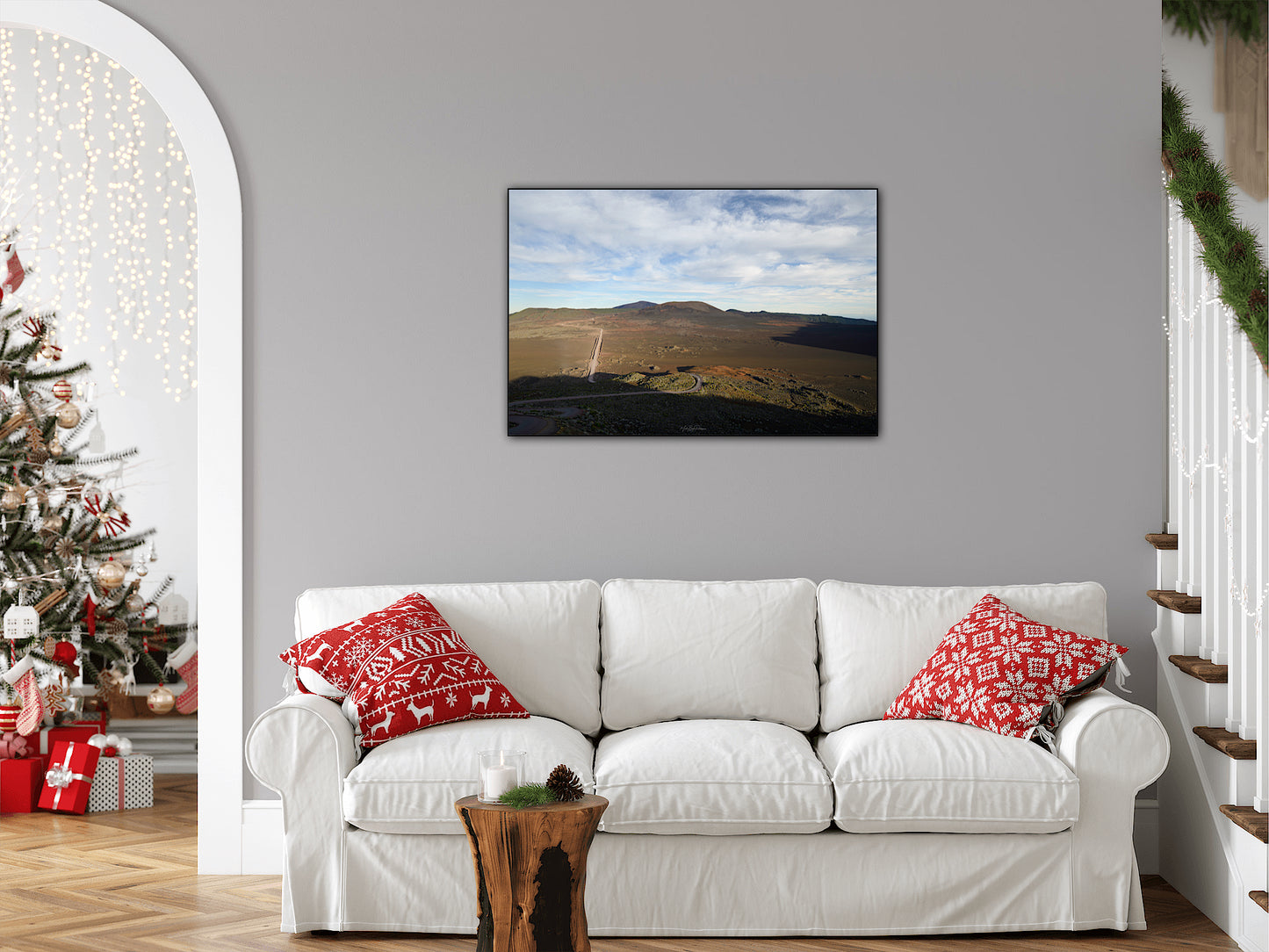 Pas des Sables Réunion Island - Framed print in Black Aluminium Flush Framed