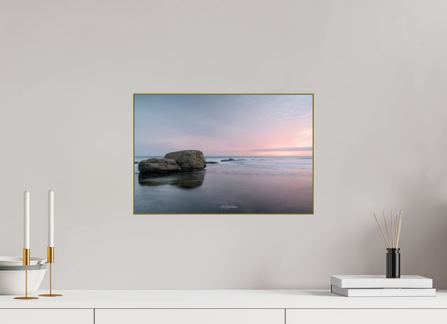 Turimetta Headland NSW Australia -Framed photo print in Aluminium ArtBox