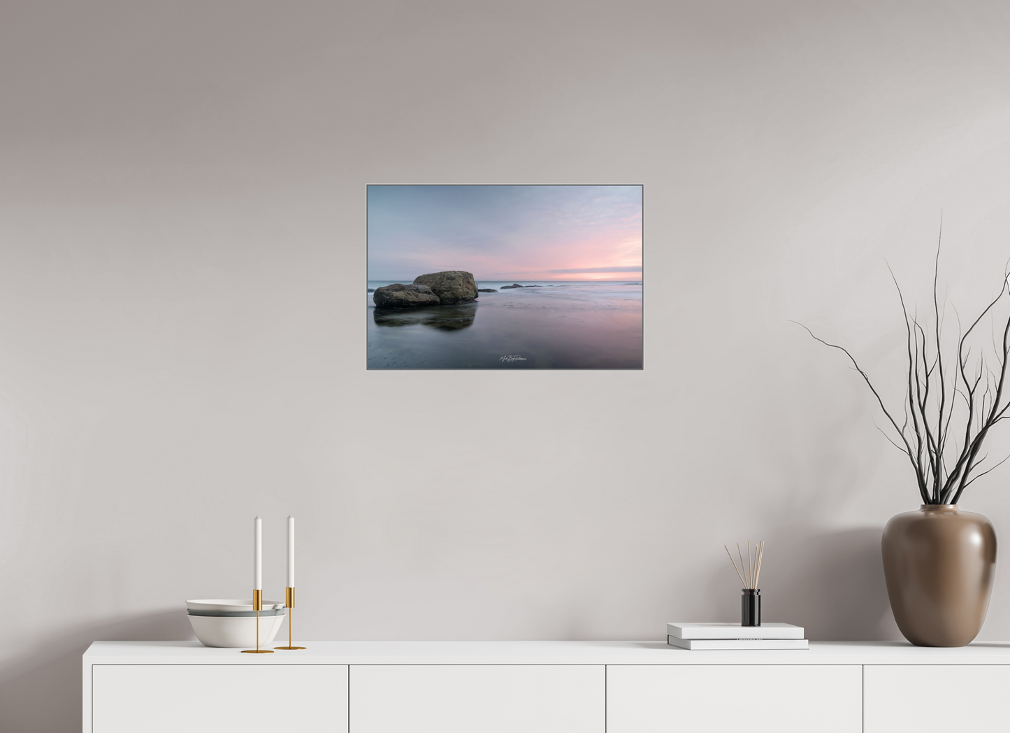 Turimetta Headland NSW Australia -Framed photo print in Aluminium ArtBox