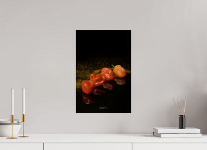 30 x 45 cm, Photo Print on Dibond Backing 3mm unframed 50 Shades of Chili - Photo Print Dibond backing Acrylic Option