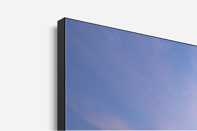 Diamond beach dans un cadre affleurant aluminium noire