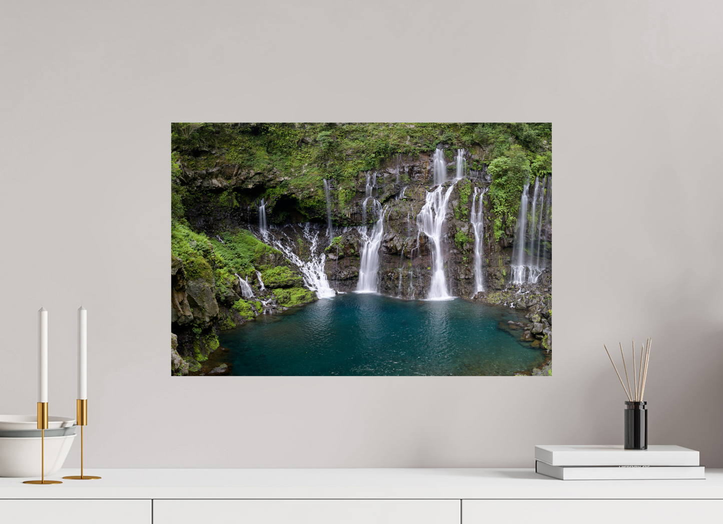 "Langevin Falls Réunion Island - Photo Print"