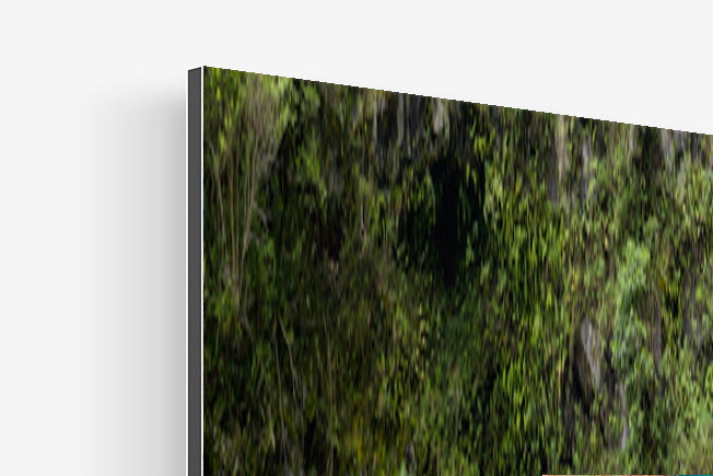 Cascade Langevin ile de la Réunion photo contrecollée sur support dibond details