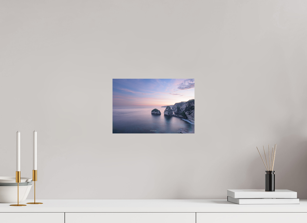 Diamond Beach Nusa Penida Bali mounted print 20x30cm  adhesive protection dibond backing wall display