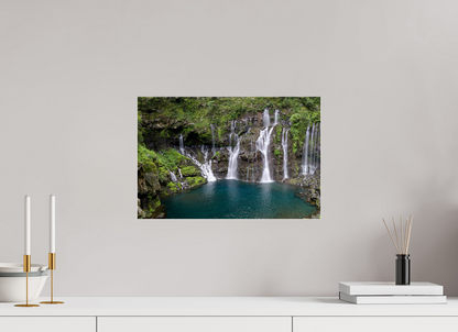 Langevin Falls Reunion Island - Photo Print Dibond backing Acrylic Option. 45 x 30 cm, Photo print under acrylic 2mm dibond backing 3mm 