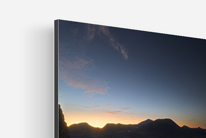 Tableau photo Pas des Sables light painting ur support dibond 3 mm prêt à accrocher