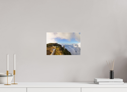 Piton Maïdo - Photo Print Dibond backing Acrylic Option. 30 x 20 cm, Photo Print Under Acrylic Glass 