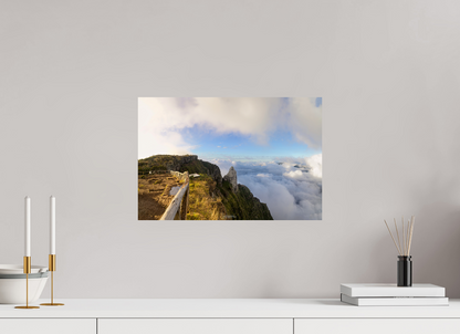 Piton Maïdo - Photo Print Dibond backing Acrylic Option. 45 x 30 cm, Photo Print on Dibond Backing 3mm unframed 