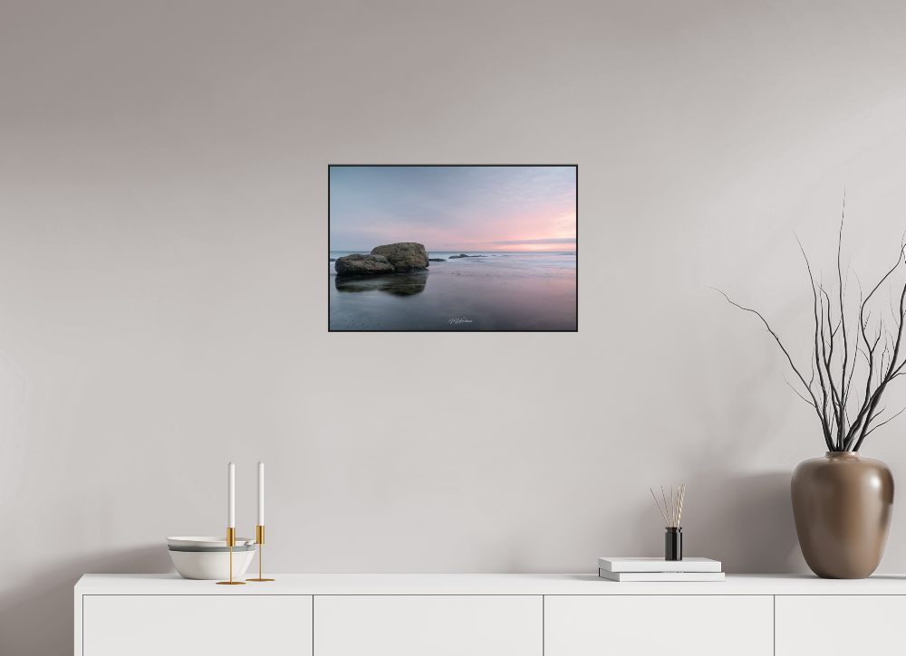 Turimetta Headland NSW Australia aluminium artbox 40x60cm back frame wall mounted interior lifestyle display